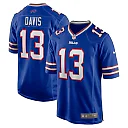 Zennovawear Men's Buffalo Bills Gabriel Davis Royal Team Game Player Jersey