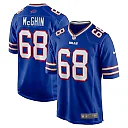 Zennovawear Men's Buffalo Bills Garrett McGhin Royal Team Game Jersey