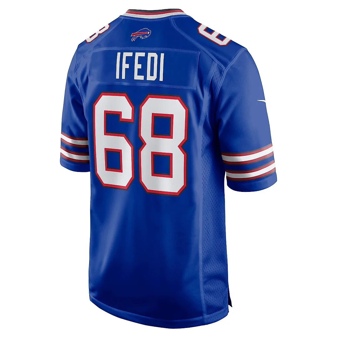 Zennovawear Men's Buffalo Bills Germain Ifedi Royal Team Game Jersey