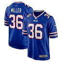 Zennovawear Men's Buffalo Bills Herb Miller Royal Game Jersey