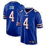 Zennovawear Men's Buffalo Bills James Cook Royal Game Player Jersey