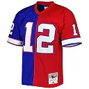 Zennovawear Men's Buffalo Bills Jim Kelly Mitchell & Ness Royal/Red 1990 Split Legacy Jersey