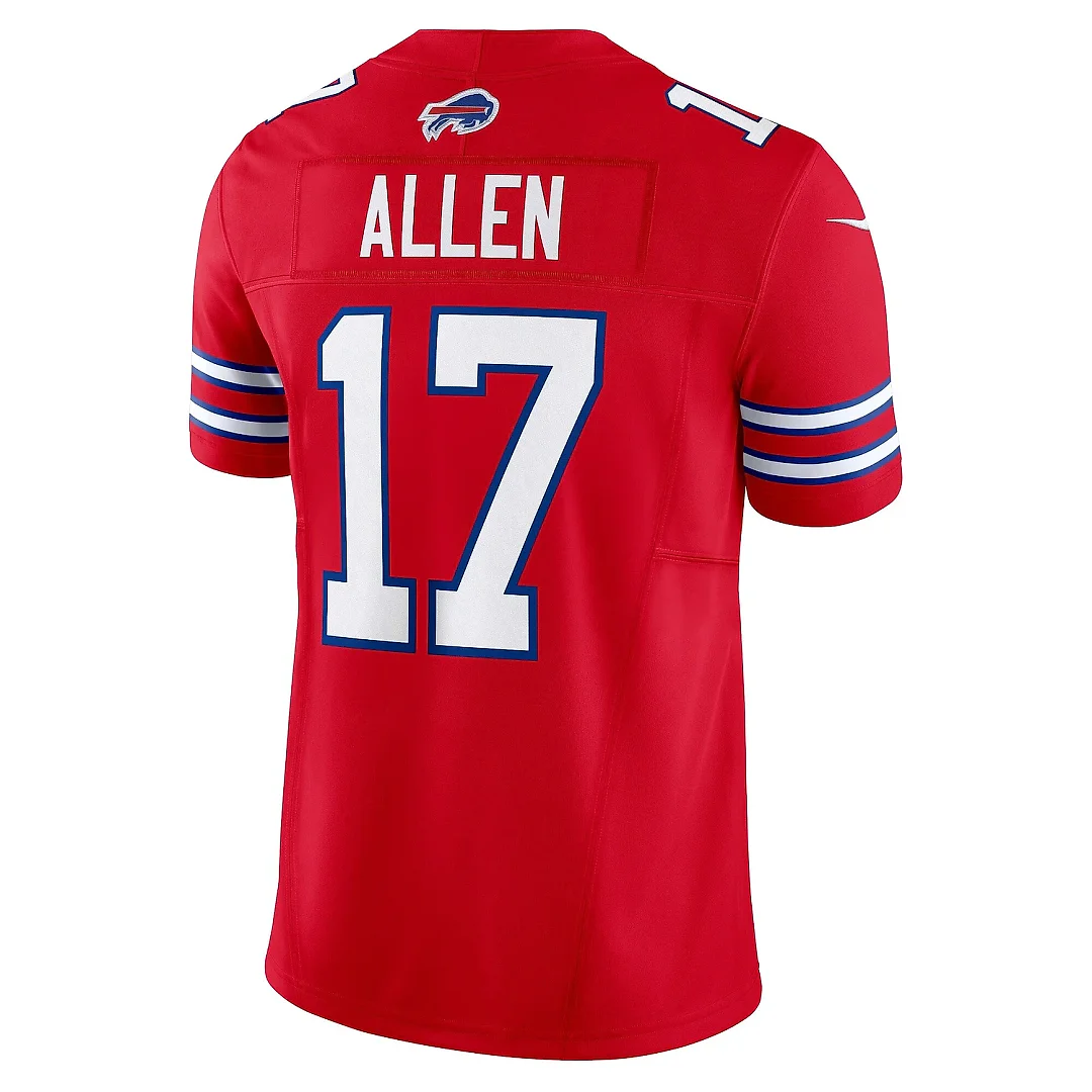 Zennovawear Men's Buffalo Bills Josh Allen Red Vapor F.U.S.E. Limited Jersey