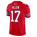 Zennovawear Men's Buffalo Bills Josh Allen Red Vapor F.U.S.E. Limited Jersey