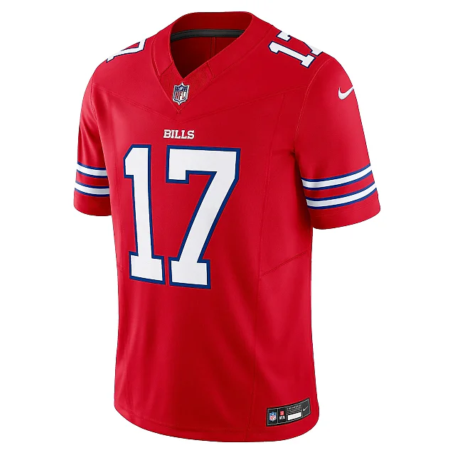 Zennovawear Men's Buffalo Bills Josh Allen Red Vapor F.U.S.E. Limited Jersey