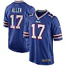 Zennovawear Men's Buffalo Bills Josh Allen Royal Team Game Player Jersey