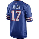 Zennovawear Men's Buffalo Bills Josh Allen Royal Team Game Player Jersey