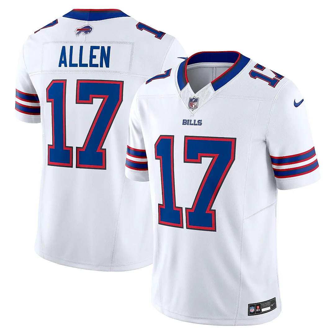 Zennovawear Men's Buffalo Bills Josh Allen White Vapor F.U.S.E. Limited Jersey