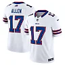 Zennovawear Men's Buffalo Bills Josh Allen White Vapor F.U.S.E. Limited Jersey
