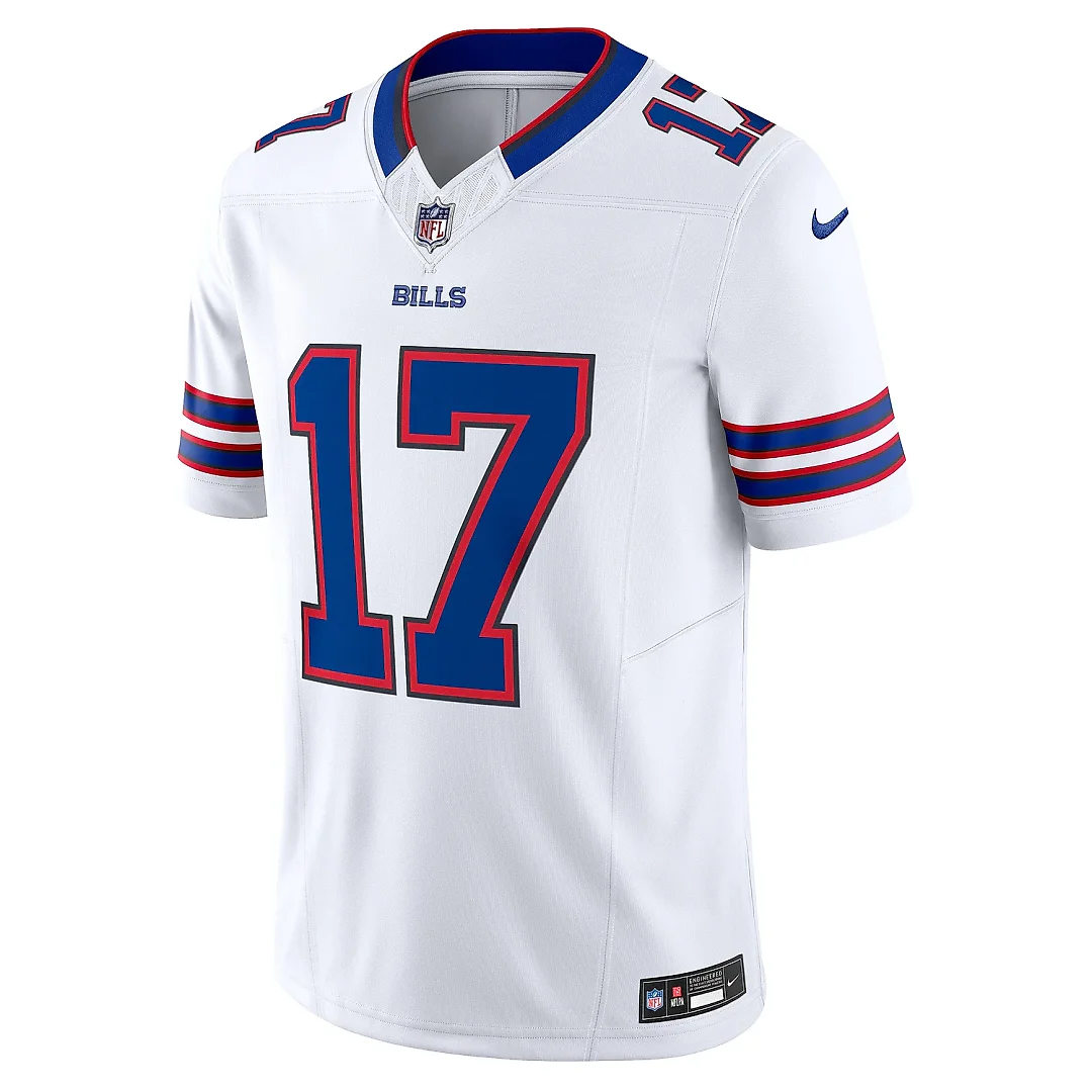 Zennovawear Men's Buffalo Bills Josh Allen White Vapor F.U.S.E. Limited Jersey