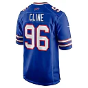 Zennovawear Men's Buffalo Bills Kameron Cline Royal Team Game Jersey