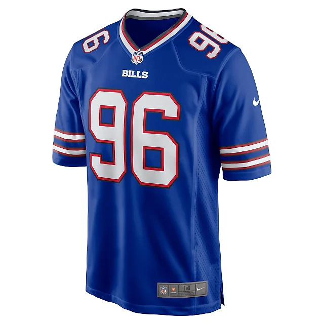 Zennovawear Men's Buffalo Bills Kameron Cline Royal Team Game Jersey