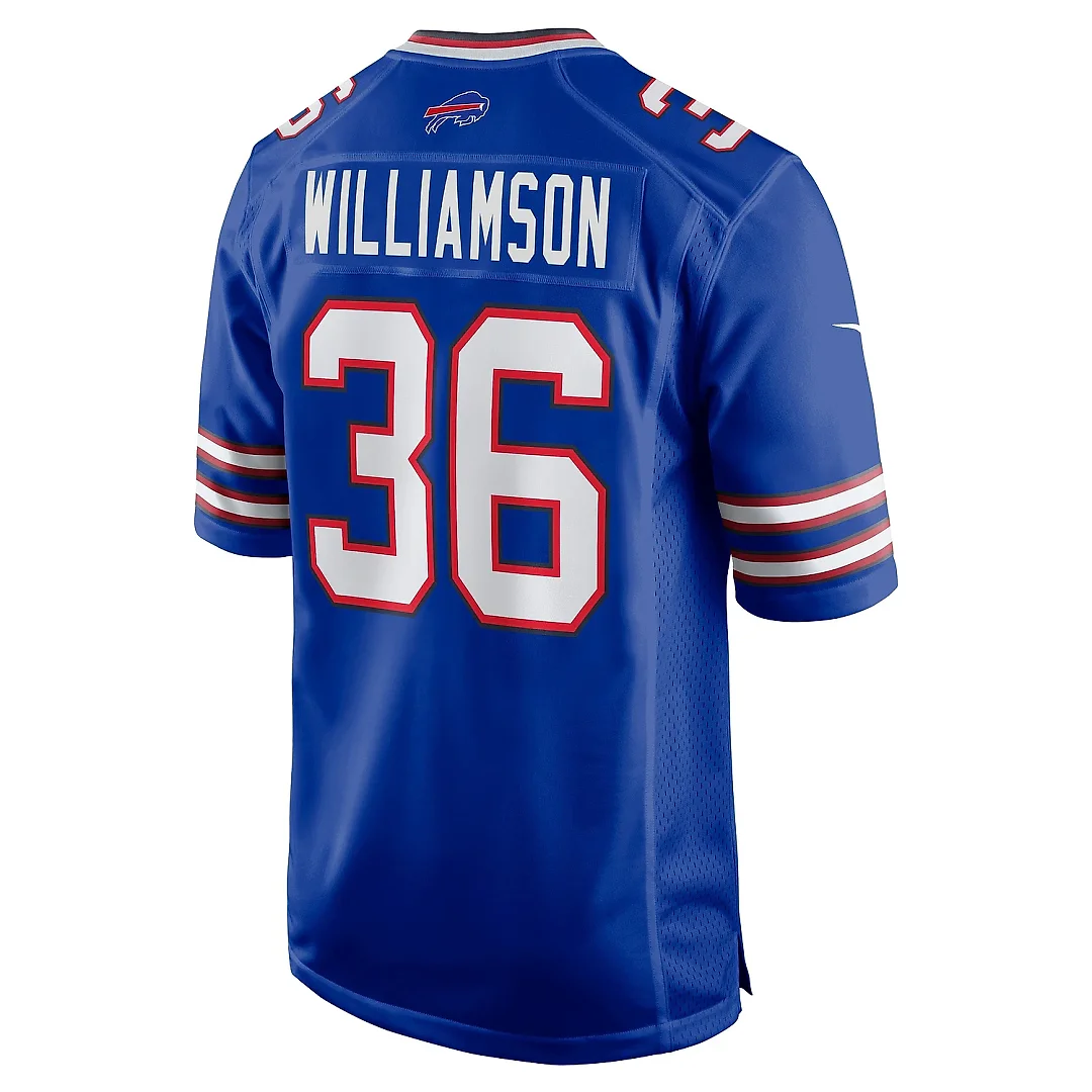 Zennovawear Men's Buffalo Bills Kendall Williamson Royal Game Jersey