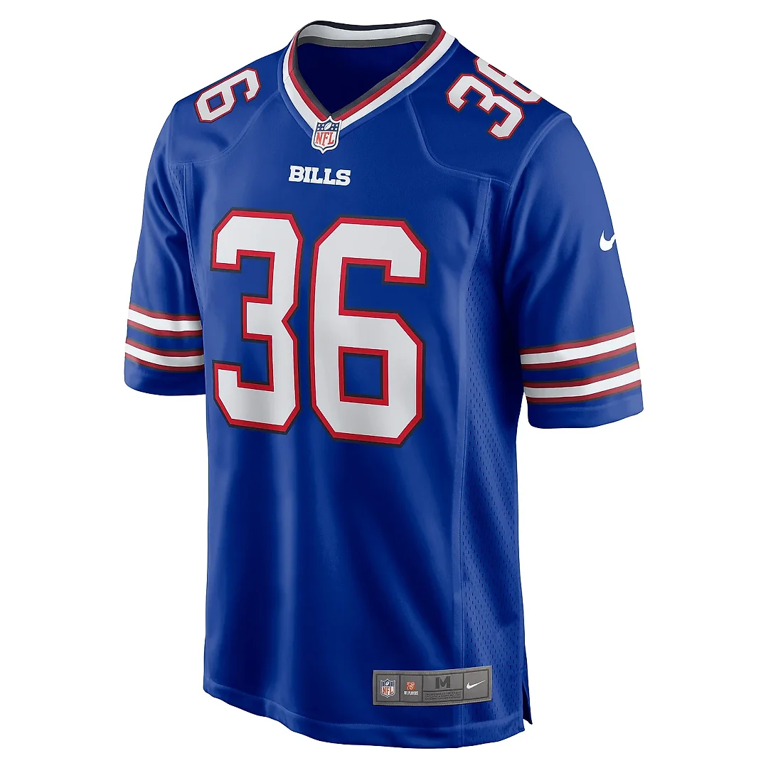 Zennovawear Men's Buffalo Bills Kendall Williamson Royal Game Jersey