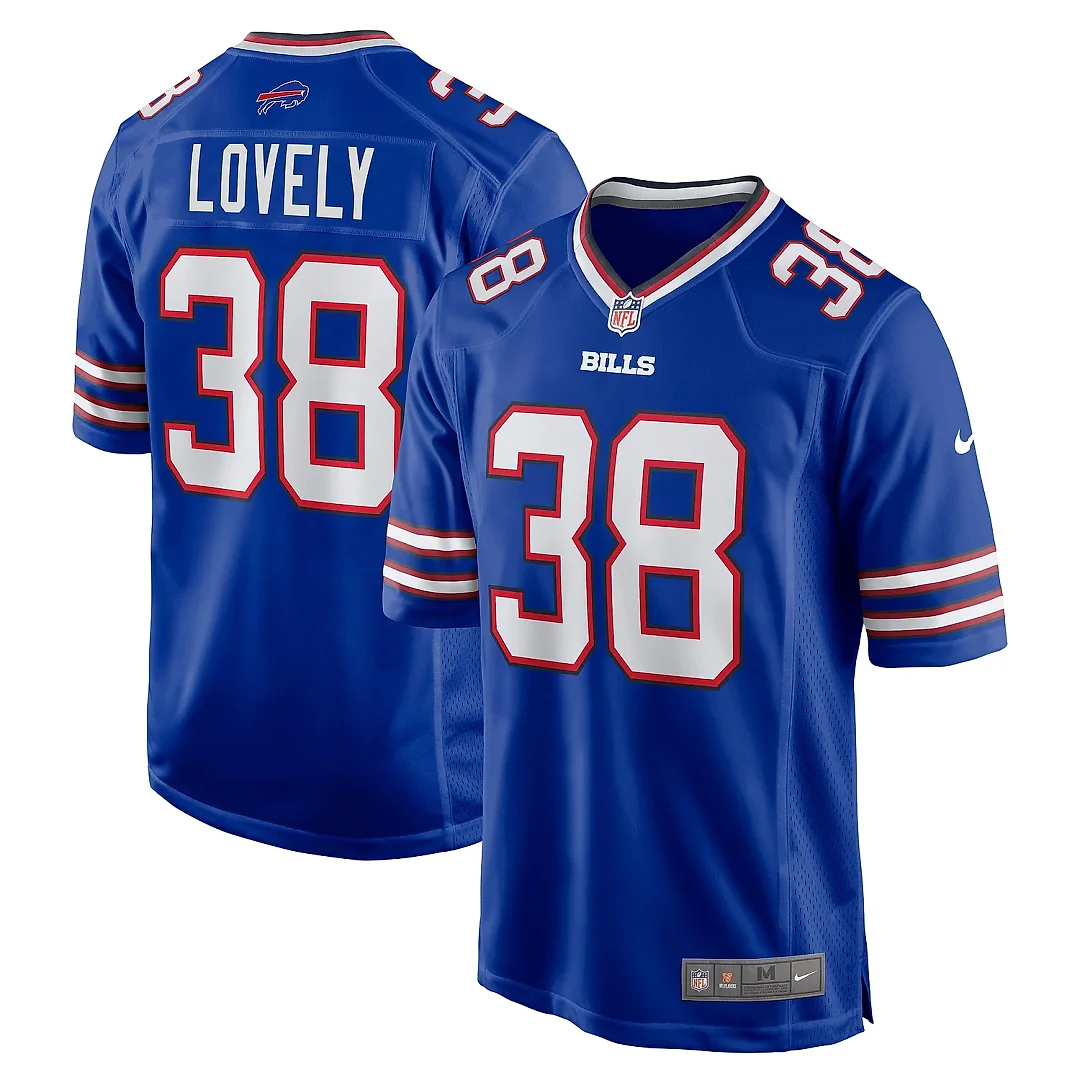 Zennovawear Men's Buffalo Bills Keni-H Lovely Royal Game Jersey