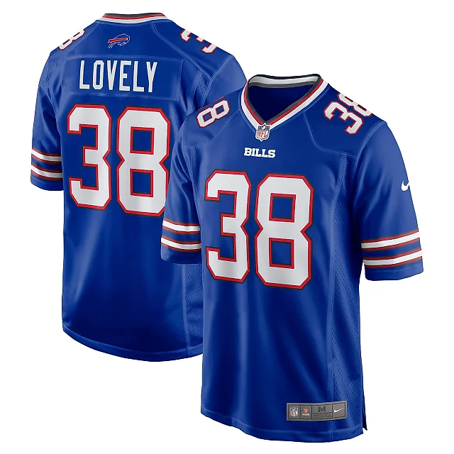 Zennovawear Men's Buffalo Bills Keni-H Lovely Royal Game Jersey