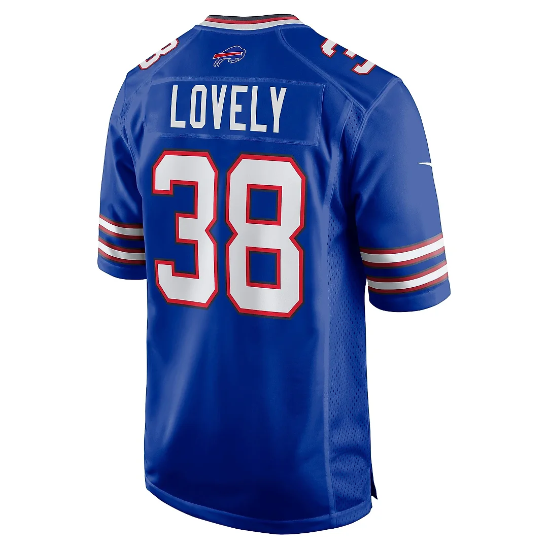 Zennovawear Men's Buffalo Bills Keni-H Lovely Royal Game Jersey