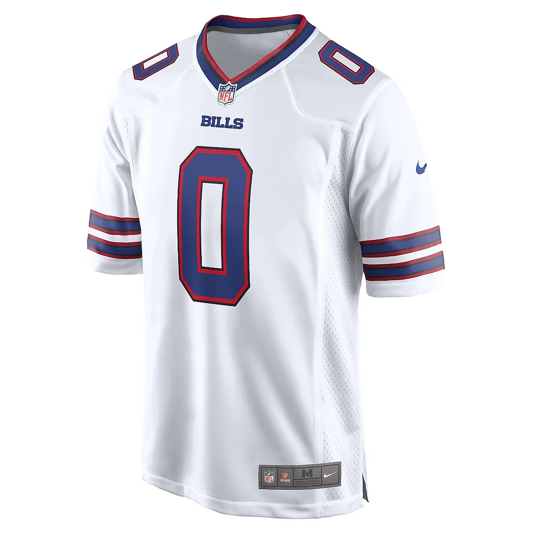 Zennovawear Men's Buffalo Bills Keon Coleman White Game Jersey
