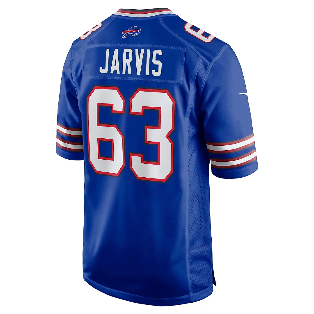 Zennovawear Men's Buffalo Bills Kevin Jarvis Royal Team Game Jersey