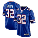 Zennovawear Men's Buffalo Bills Kyron Brown Royal Game Jersey