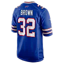 Zennovawear Men's Buffalo Bills Kyron Brown Royal Game Jersey