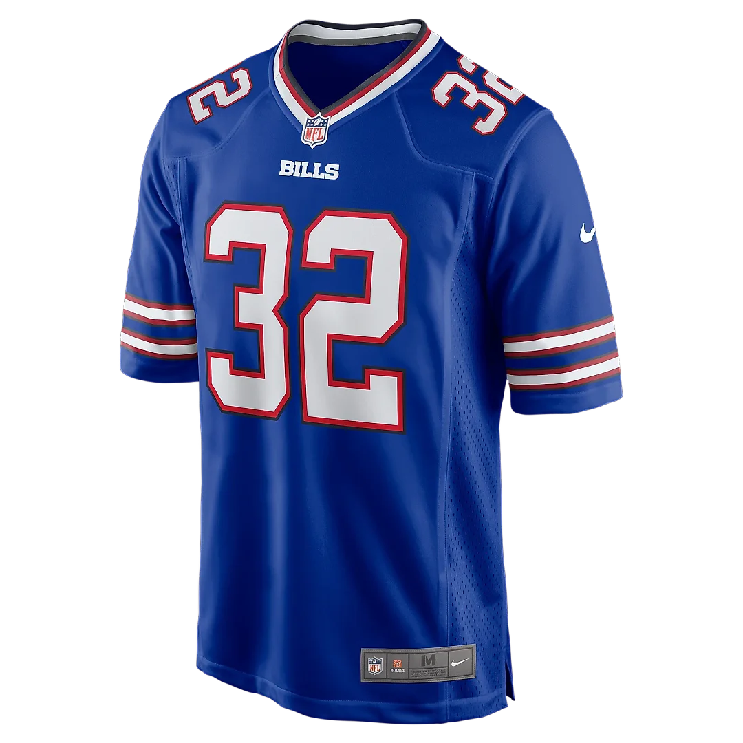 Zennovawear Men's Buffalo Bills Kyron Brown Royal Game Jersey
