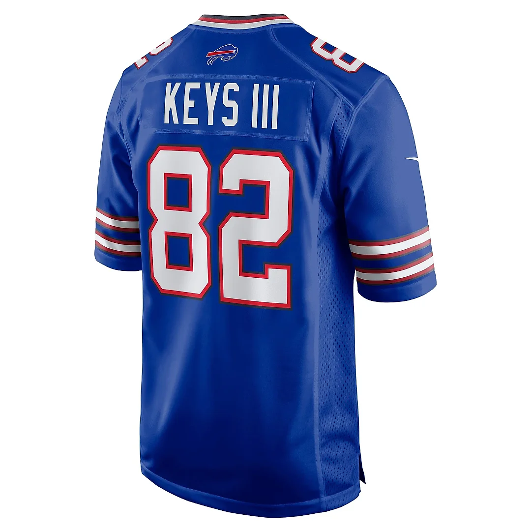 Zennovawear Men's Buffalo Bills Lawrence Keys III Royal Game Jersey