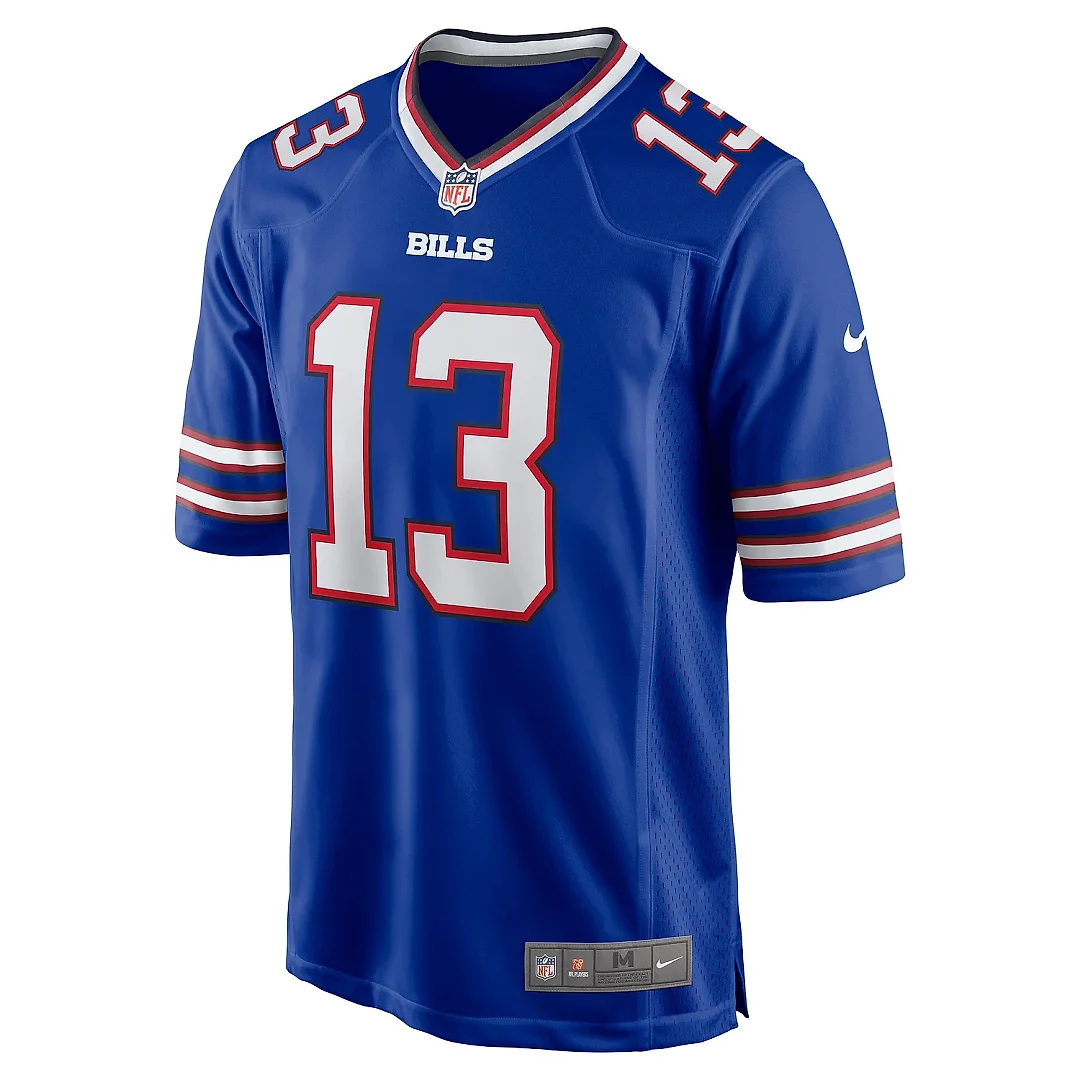 Zennovawear Men's Buffalo Bills Mack Hollins Royal Game Jersey