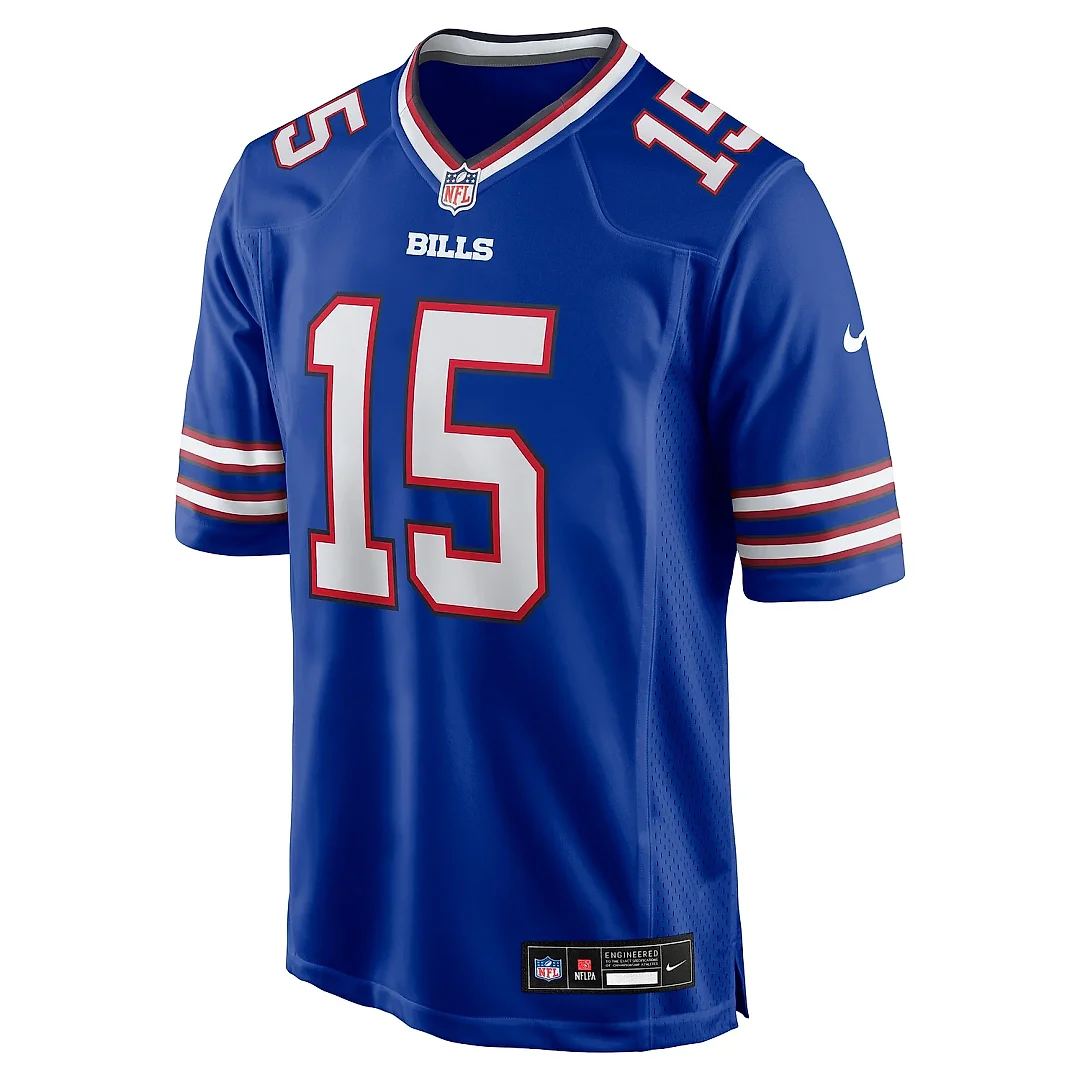 Zennovawear Men's Buffalo Bills Marcell Ateman Royal Team Game Jersey