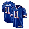 Zennovawear Men's Buffalo Bills Mitchell Trubisky Royal Game Jersey