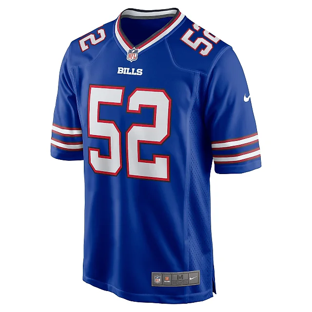 Zennovawear Men's Buffalo Bills Nicholas Morrow Royal Game Jersey