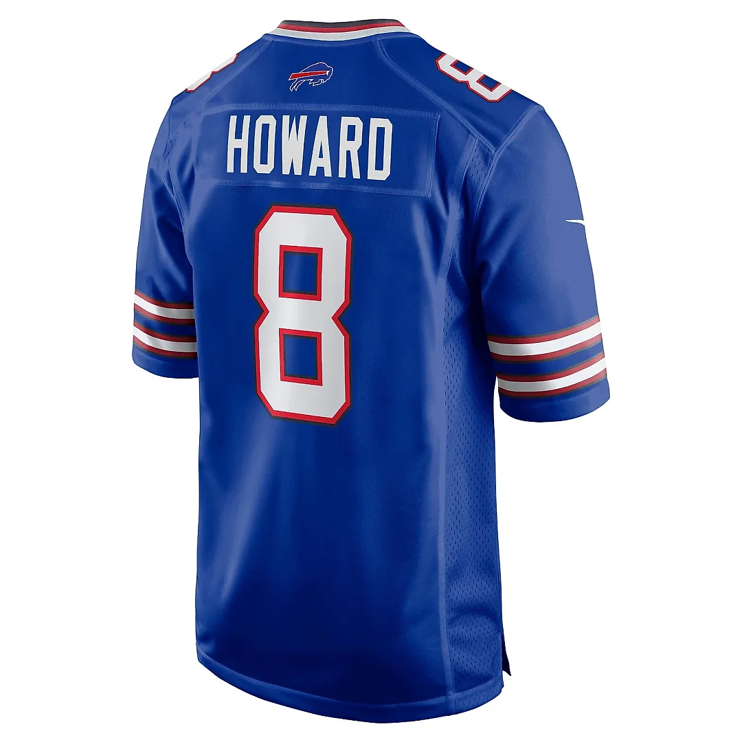 Zennovawear Men's Buffalo Bills O.J. Howard Royal Player Game Jersey