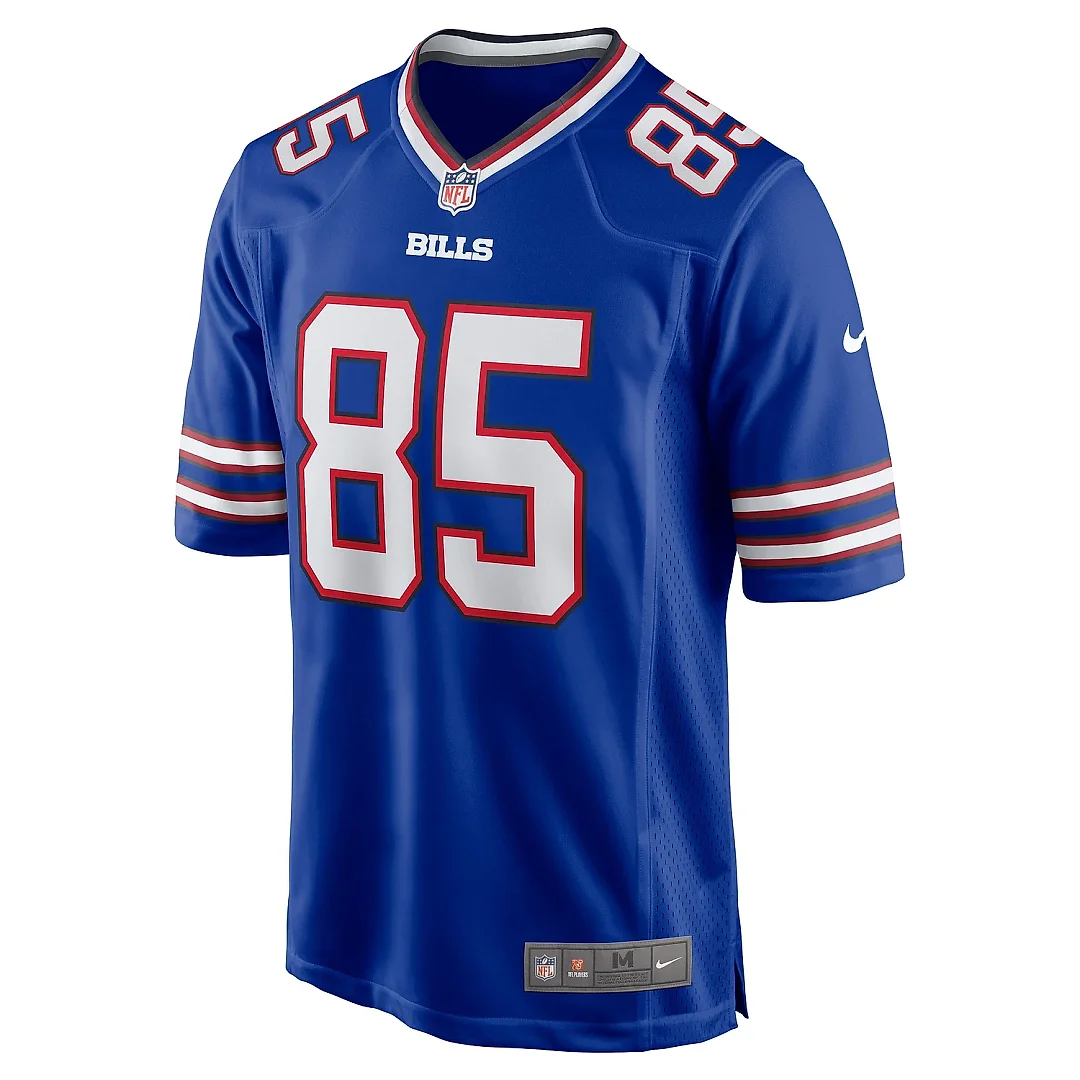 Zennovawear Men's Buffalo Bills Quintin Morris Royal Game Player Jersey