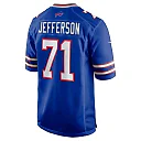 Zennovawear Men's Buffalo Bills Quinton Jefferson Royal Game Jersey