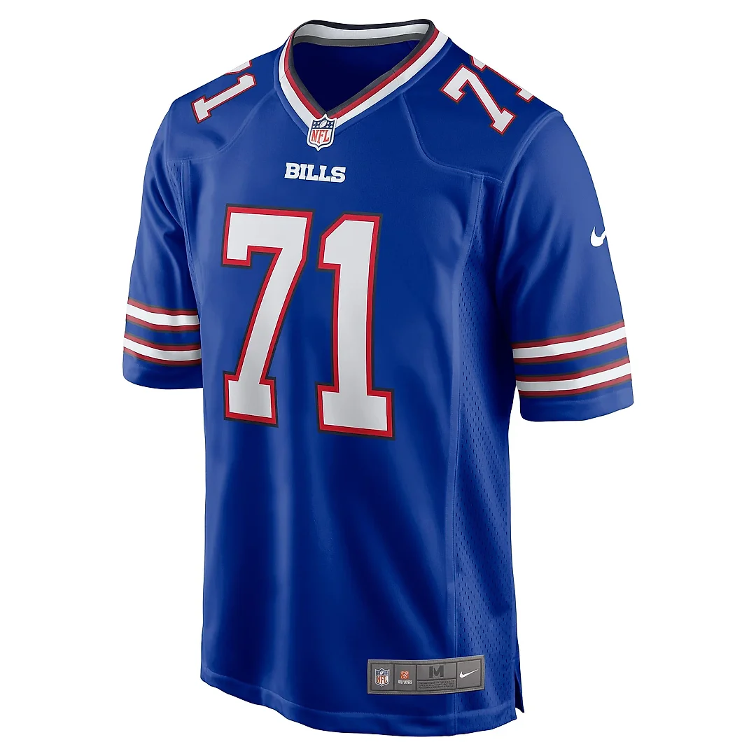 Zennovawear Men's Buffalo Bills Quinton Jefferson Royal Game Jersey