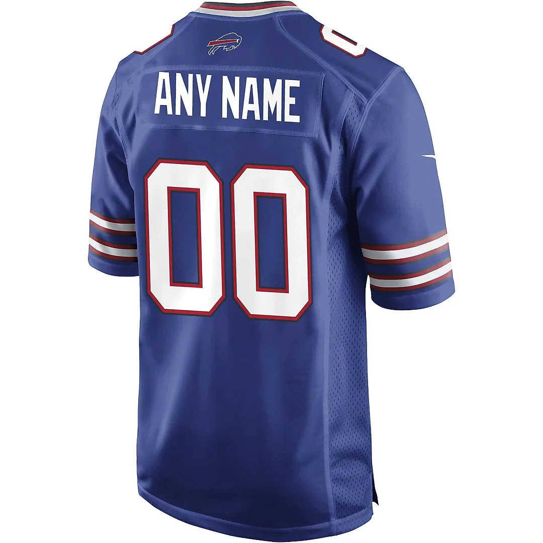 Zennovawear Men's Buffalo Bills Royal Custom Game Jersey