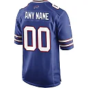 Zennovawear Men's Buffalo Bills Royal Custom Game Jersey