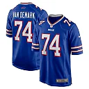 Zennovawear Men's Buffalo Bills Ryan Van Demark Royal Game Player Jersey