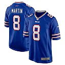 Zennovawear Men's Buffalo Bills Sam Martin Royal Game Player Jersey