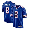 Zennovawear Men's Buffalo Bills Sam Martin Royal Game Player Jersey