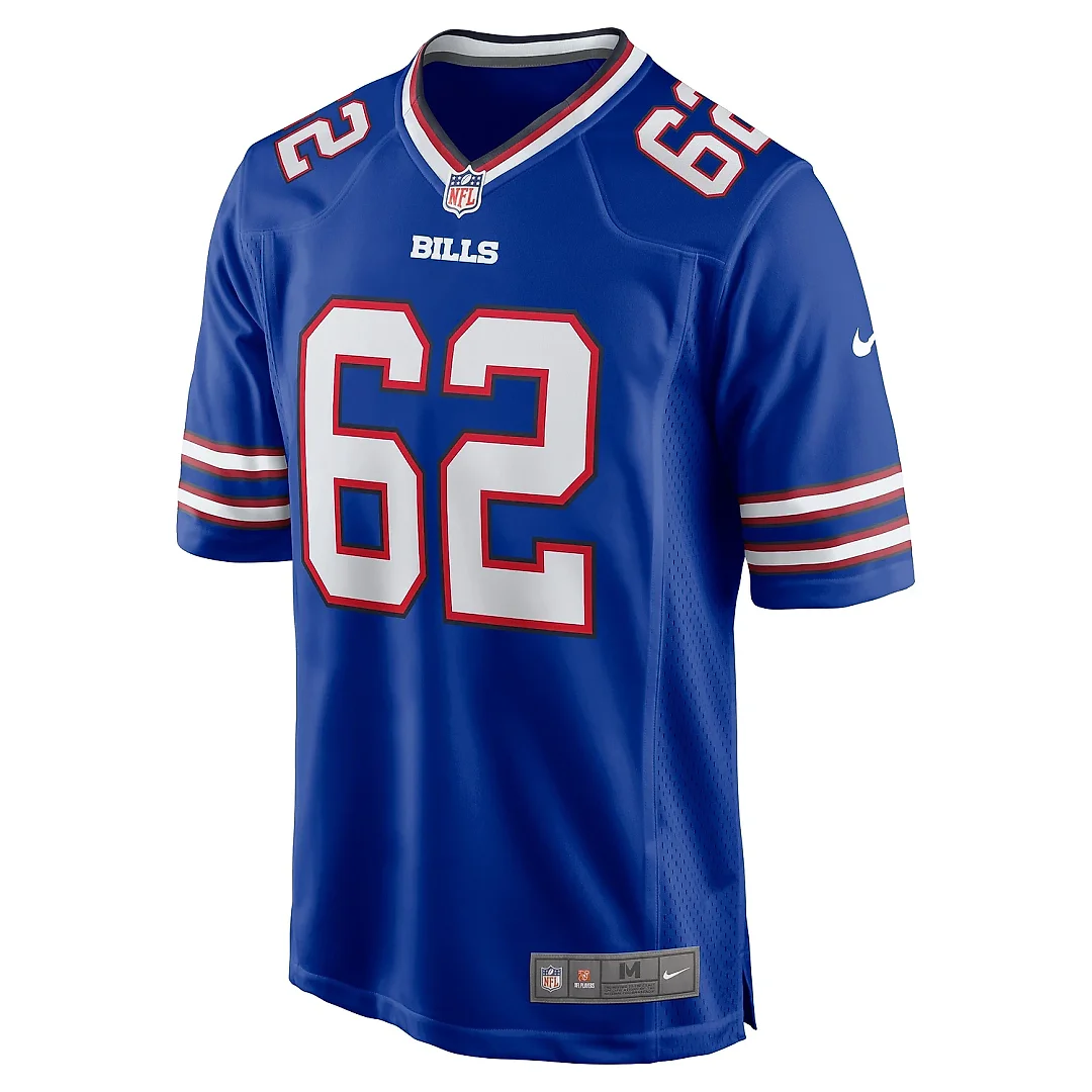 Zennovawear Men's Buffalo Bills Sedrick Van Pran-Granger Royal Game Jersey