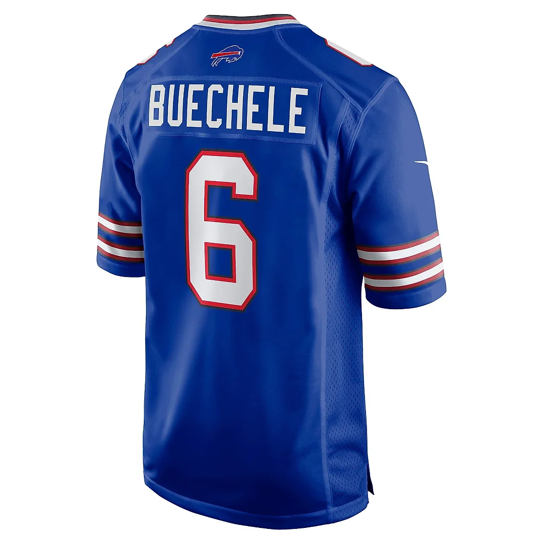Zennovawear Men's Buffalo Bills Shane Buechele Royal Team Game Jersey