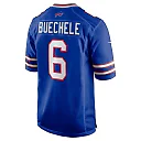 Zennovawear Men's Buffalo Bills Shane Buechele Royal Team Game Jersey