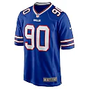 Zennovawear Men's Buffalo Bills Shaq Lawson Royal Player Game Jersey
