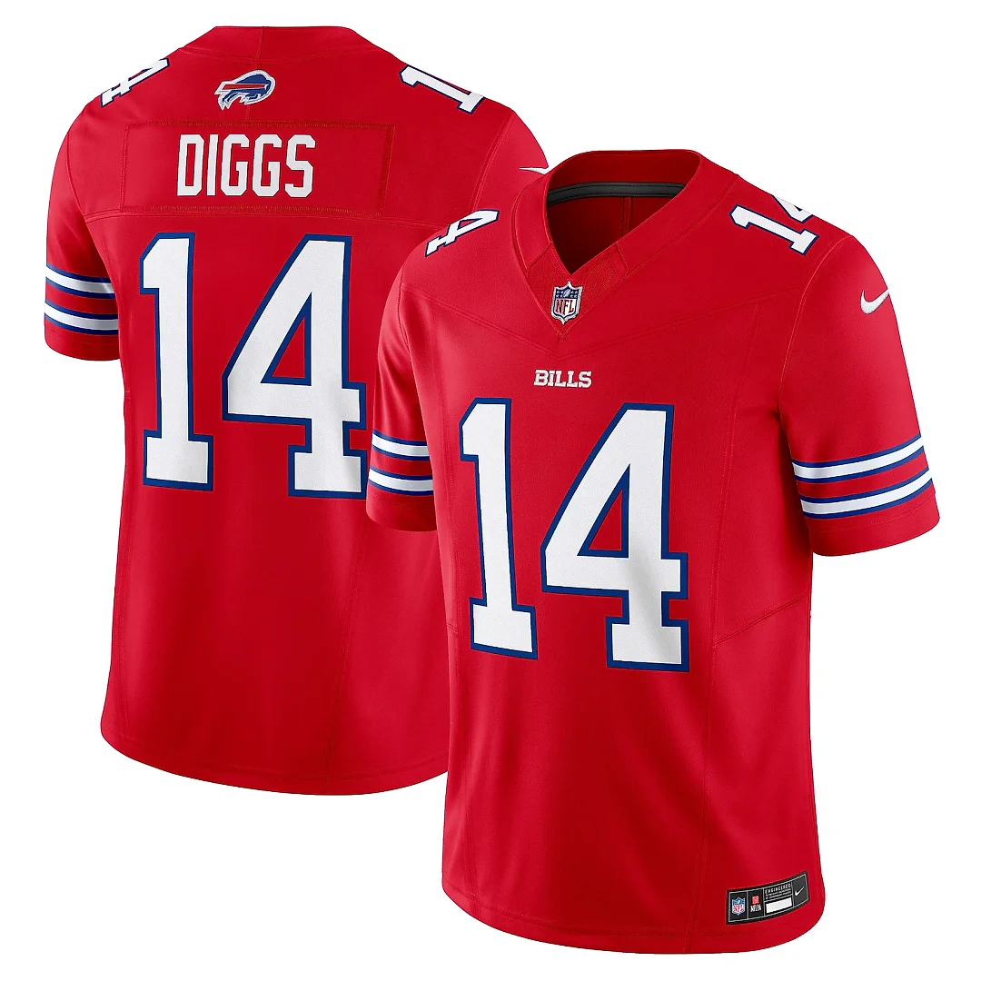 Zennovawear Men's Buffalo Bills Stefon Diggs Red Vapor F.U.S.E. Limited Jersey