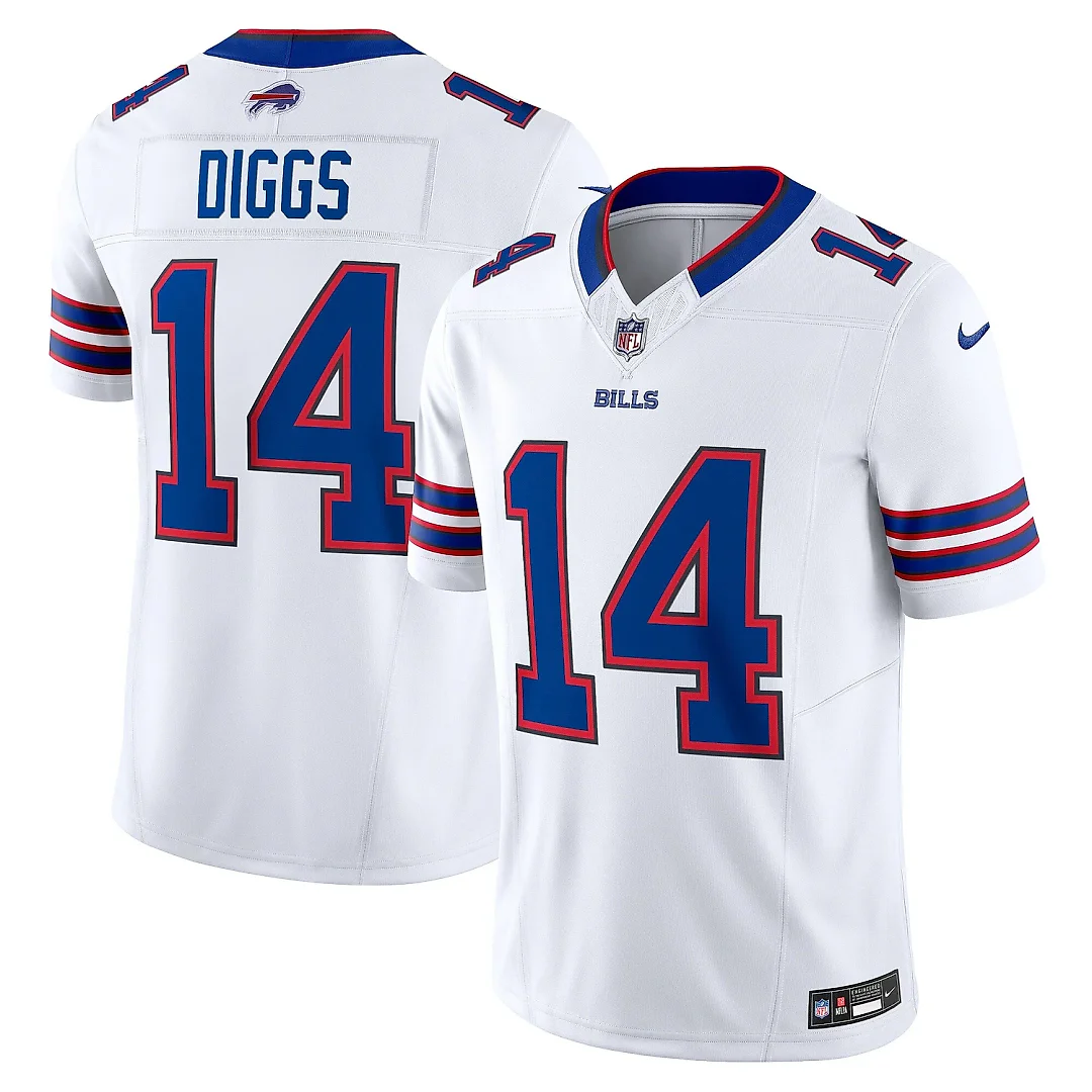 Zennovawear Men's Buffalo Bills Stefon Diggs White Vapor F.U.S.E. Limited Jersey