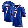 Zennovawear Men's Buffalo Bills Taron Johnson Royal Game Jersey