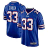 Zennovawear Men's Buffalo Bills Te'Cory Couch Royal Game Jersey