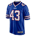 Zennovawear Men's Buffalo Bills Terrel Bernard Royal Game Player Jersey