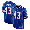 Zennovawear Men's Buffalo Bills Terrel Bernard Royal Game Player Jersey